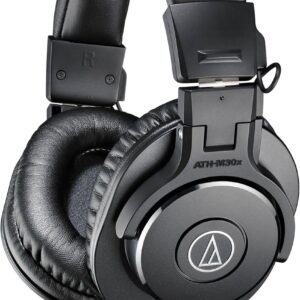 Audio-Technica ATH-M30X Professional Studio Monitor Headphon …