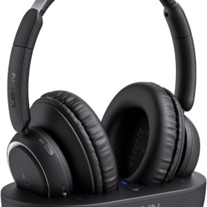 Levn wireless headphones to watch television, television headphones cable …